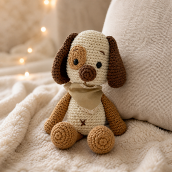 Amigurumi Dog Plush · Handmade Crochet Toy - Imagen 4