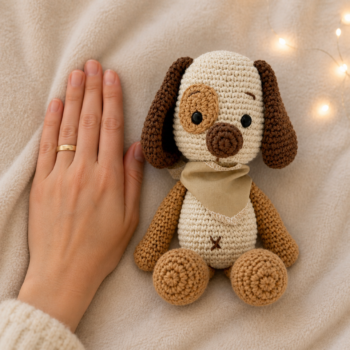 Amigurumi Dog Plush · Handmade Crochet Toy - Imagen 3