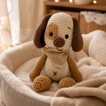 Amigurumi Dog Plush · Handmade Crochet Toy - Imagen 5