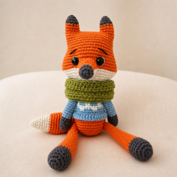 Amigurumi Fox Plush · Handmade Crochet Toy