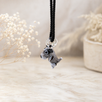 Labrador Murano Glass Necklace · Handcrafted Dog Pendant - Imagen 4