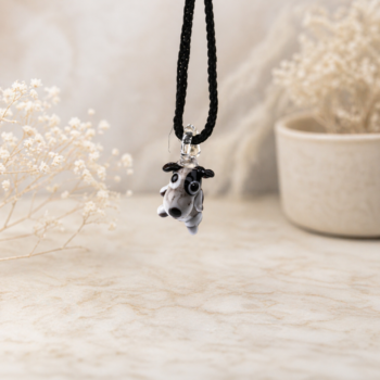 Labrador Murano Glass Necklace · Handcrafted Dog Pendant - Imagen 3