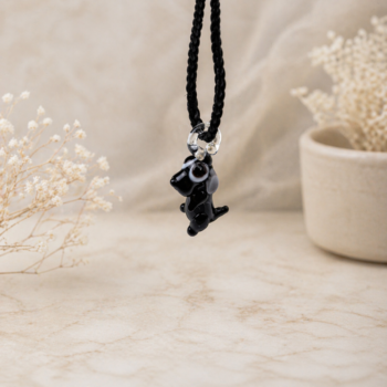 Labrador Murano Glass Necklace · Handcrafted Dog Pendant - Imagen 5