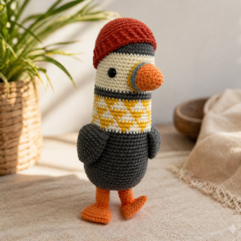 Amigurumi Bird Plush · Handmade Crochet Toy