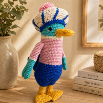 Colorful Bird Amigurumi · Handmade Crochet Plush Toy