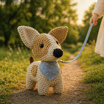 Spotted Dog Amigurumi · Handmade Crochet Plush Toy - Imagen 3