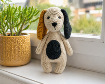 Cute Spotted Dog Amigurumi · Handmade Crochet Plush