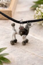 Dog Necklace - Murano Glass - Image 2