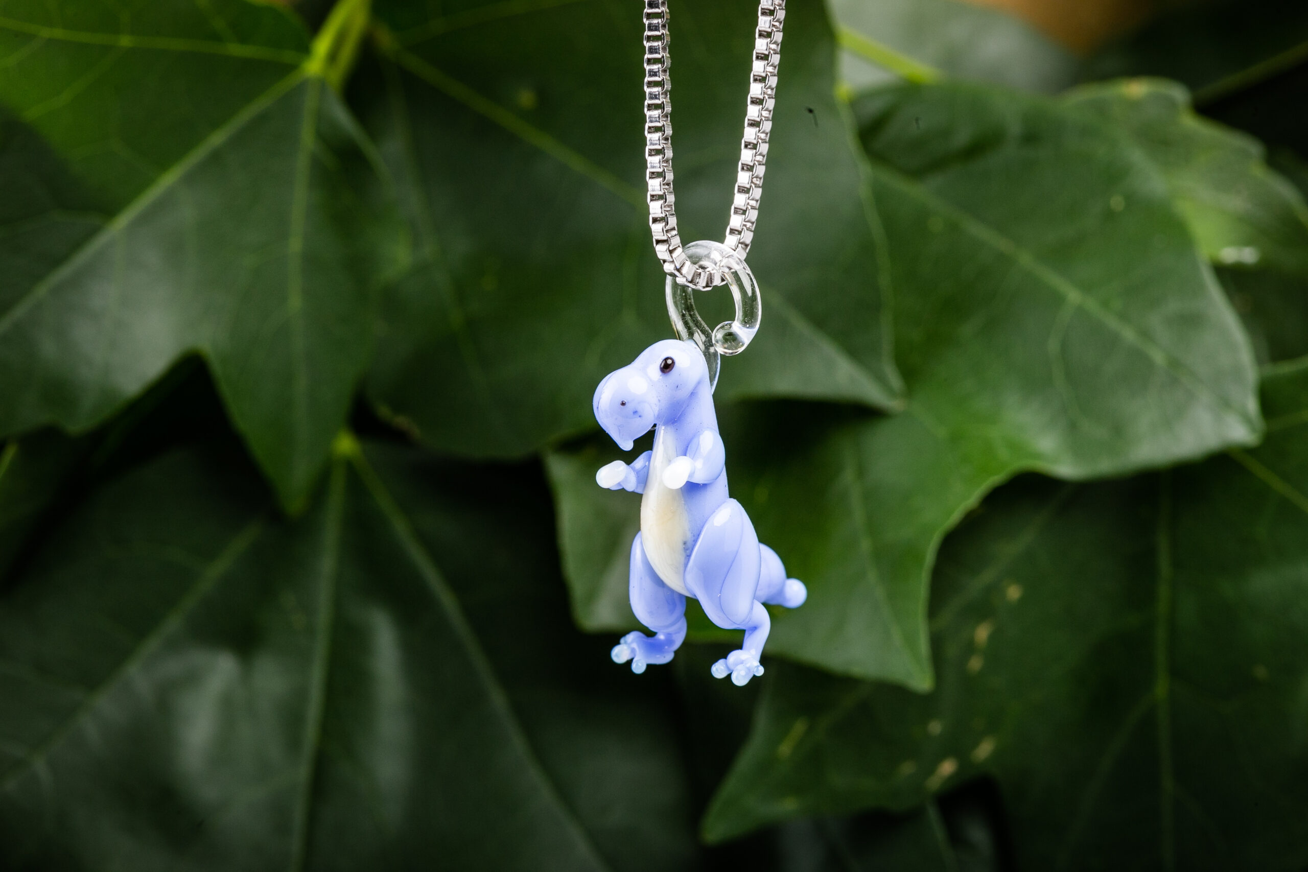 Blue Dinosaur - Murano Glass