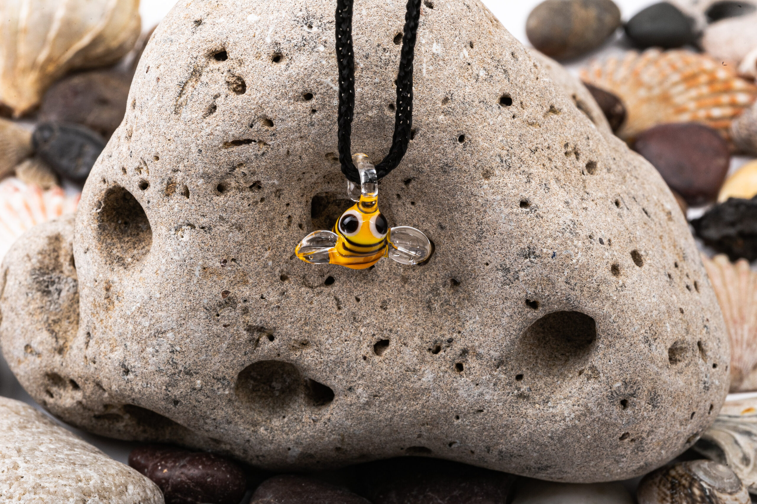 Bee Necklace - Murano Glass
