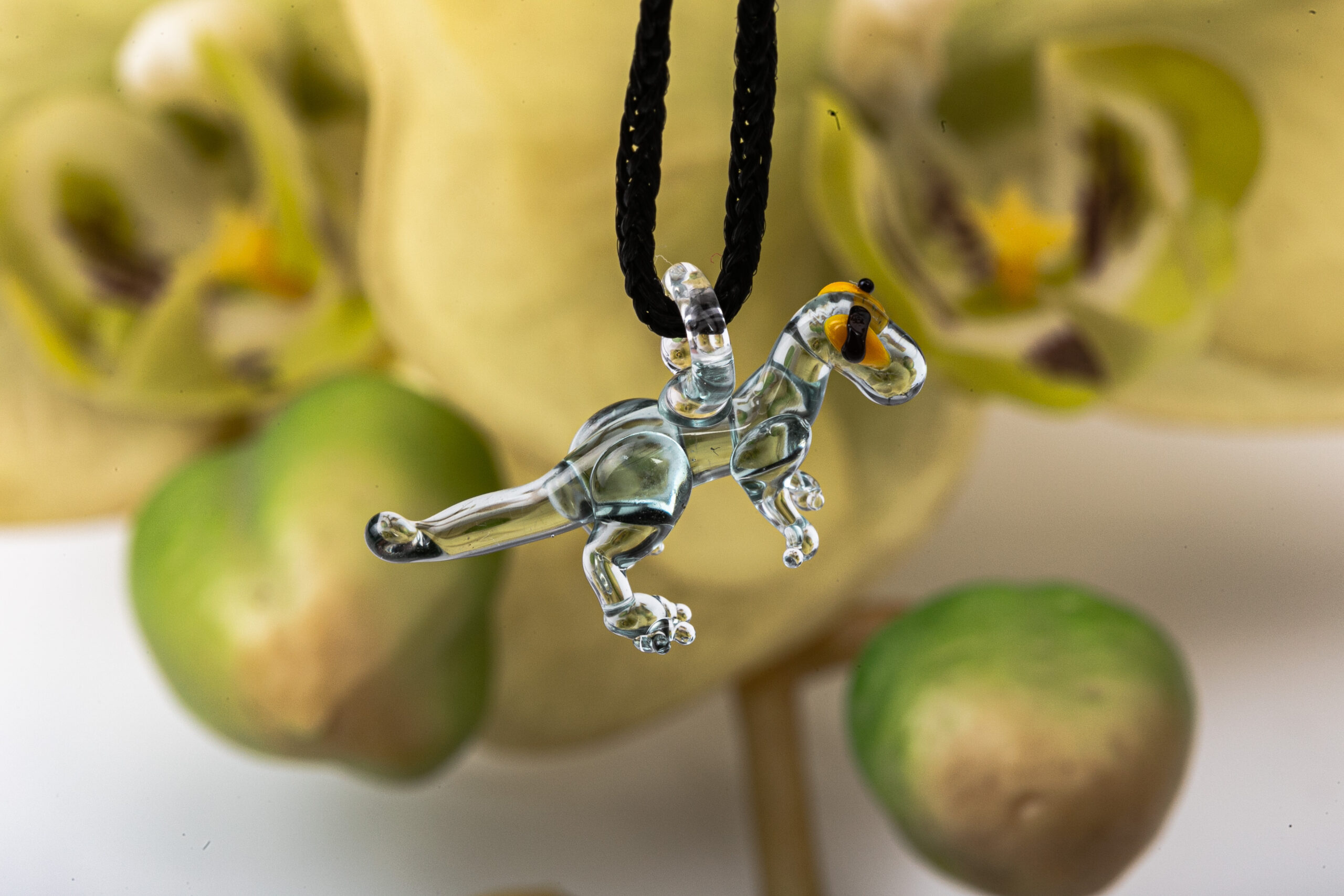 Transparent Dinosaur - Murano Glass