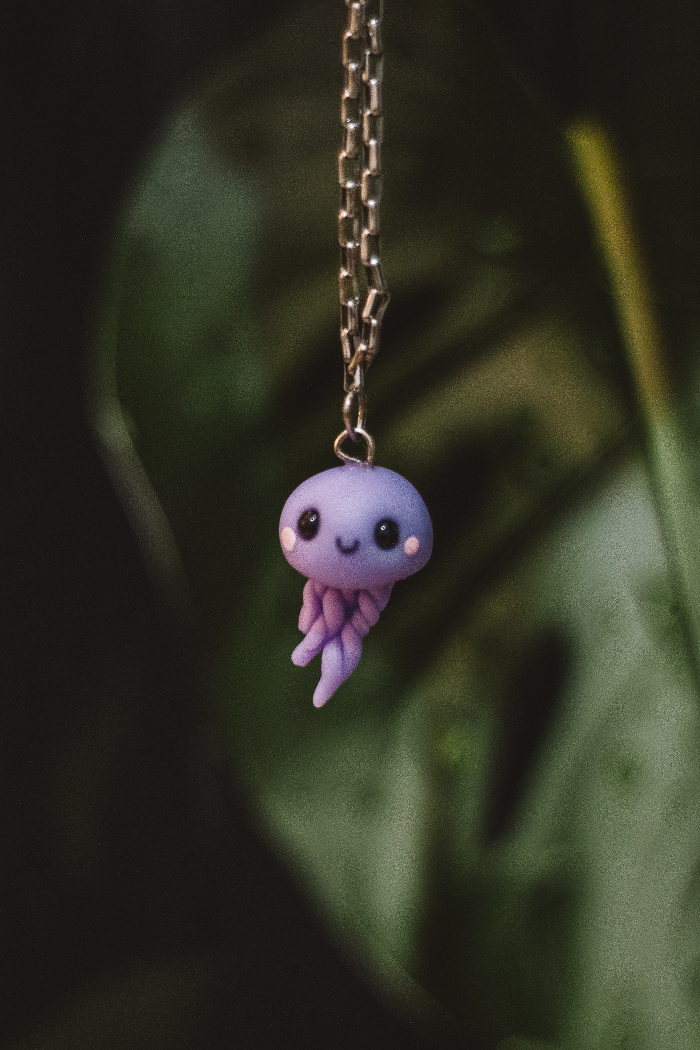 Jellyfish Necklace - Porcelain