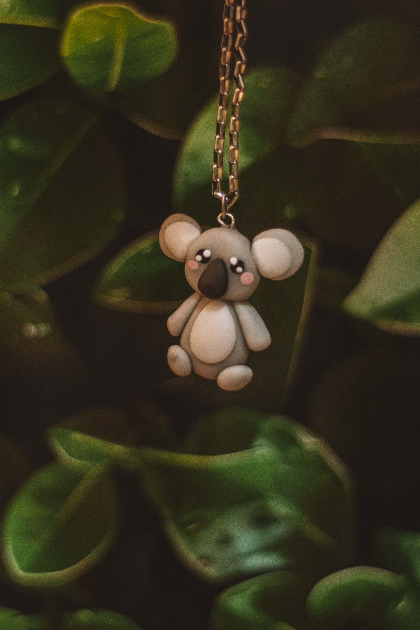 Koala Porcelain Necklace · Handcrafted Australian Animal Pendant