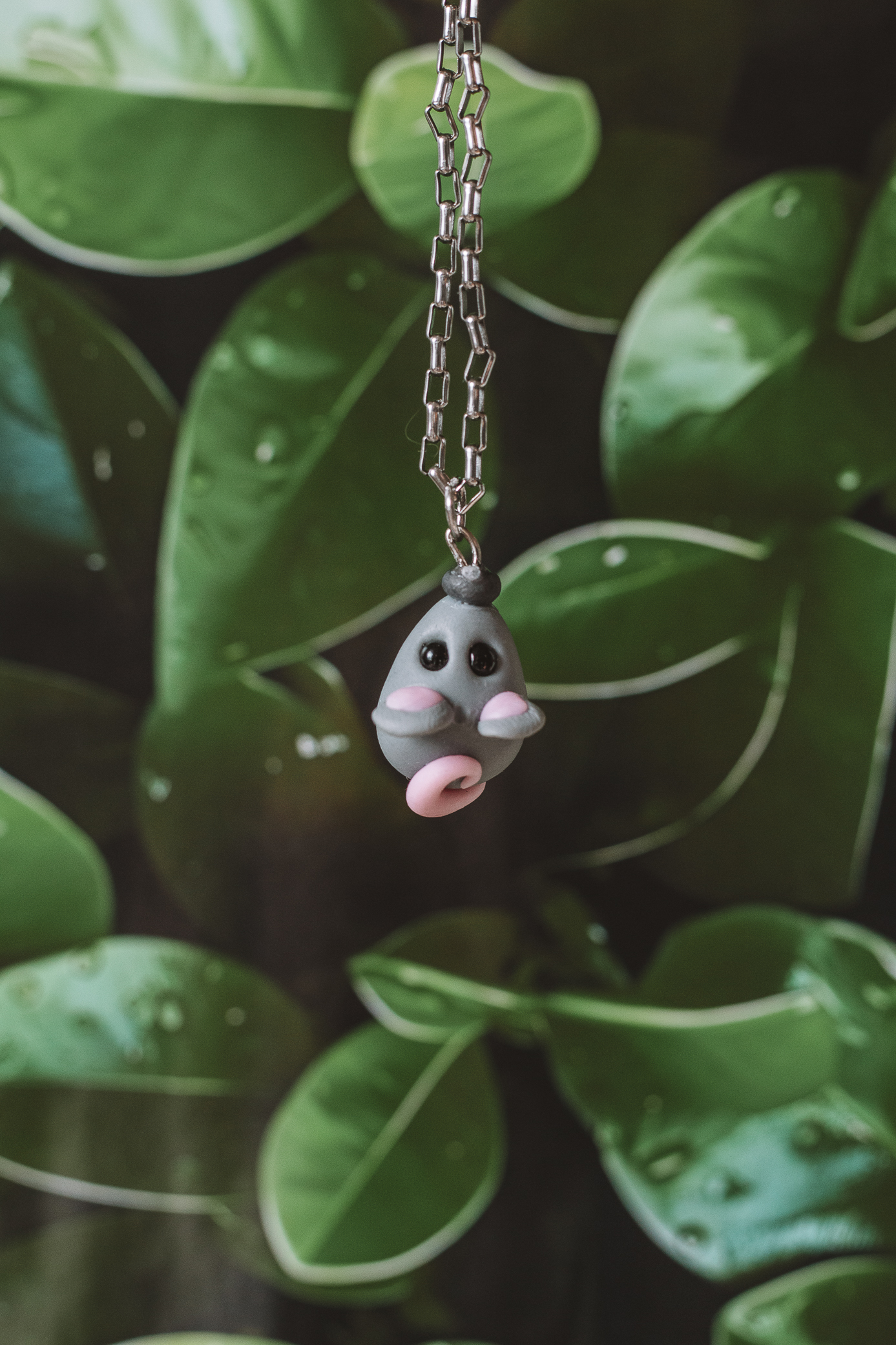 Mouse Necklace - Porcelain
