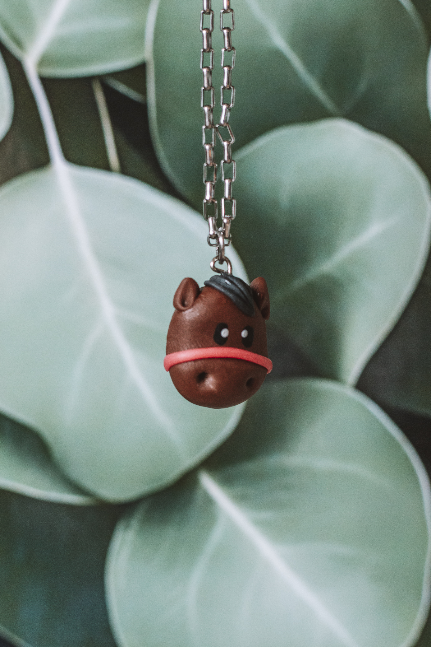 Horse Necklace - Porcelain