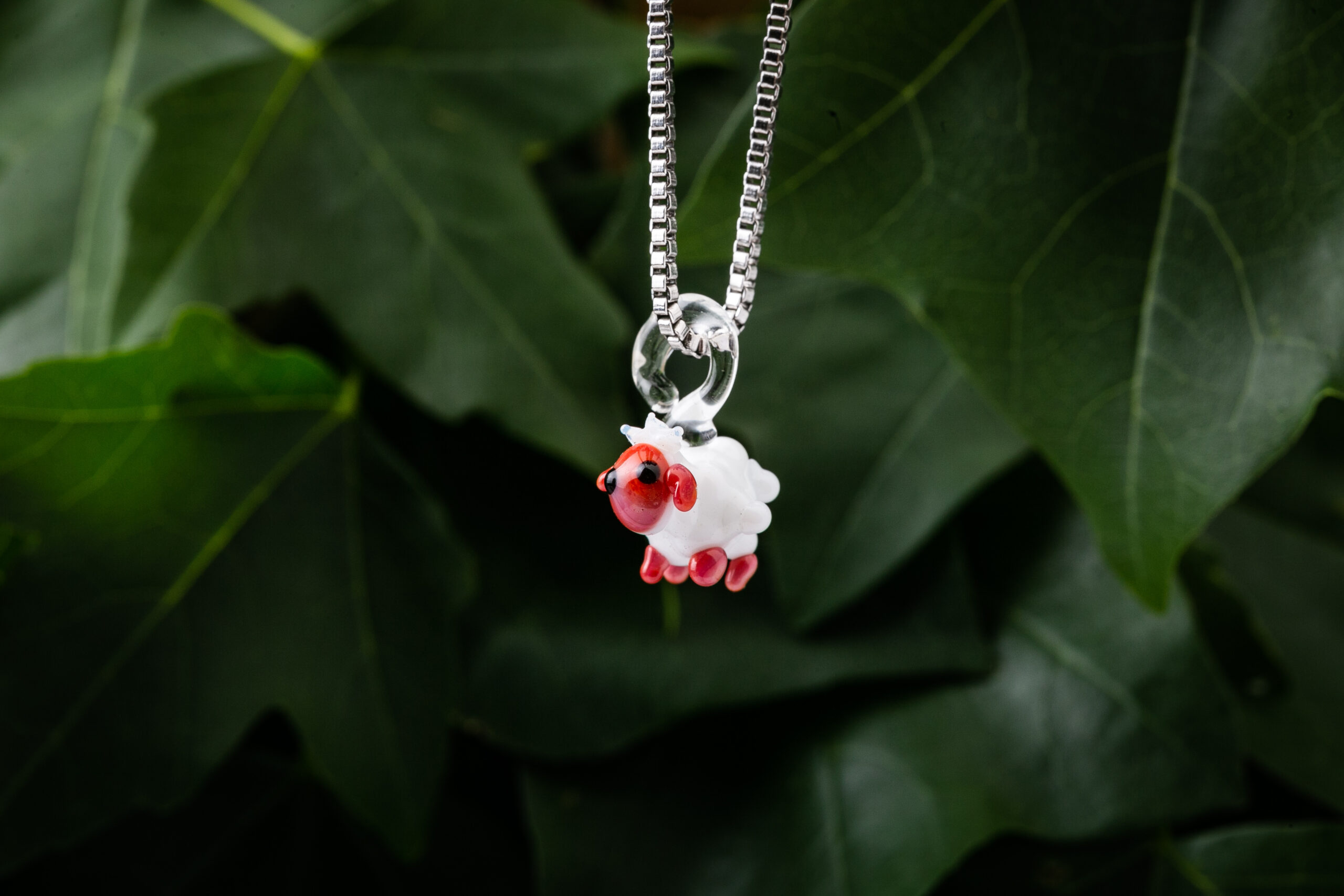 Sheep Necklace - Porcelain